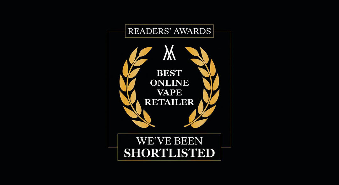 Vapouround Best Online Vape Retailer Award Shortlisted Banner