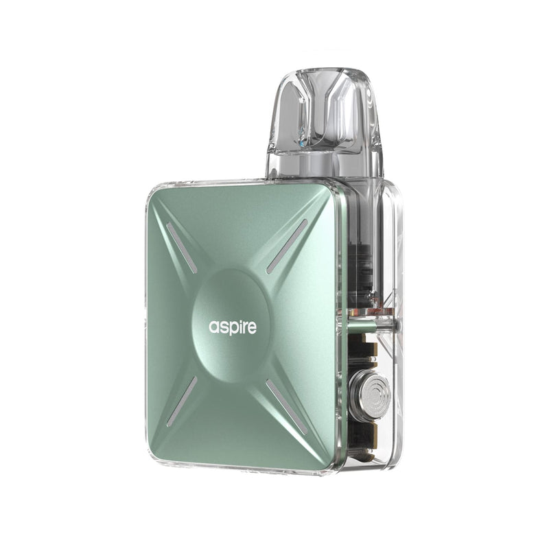 Aspire Cyber X Pod Kit in Sage Green Colour - Front Side On Image