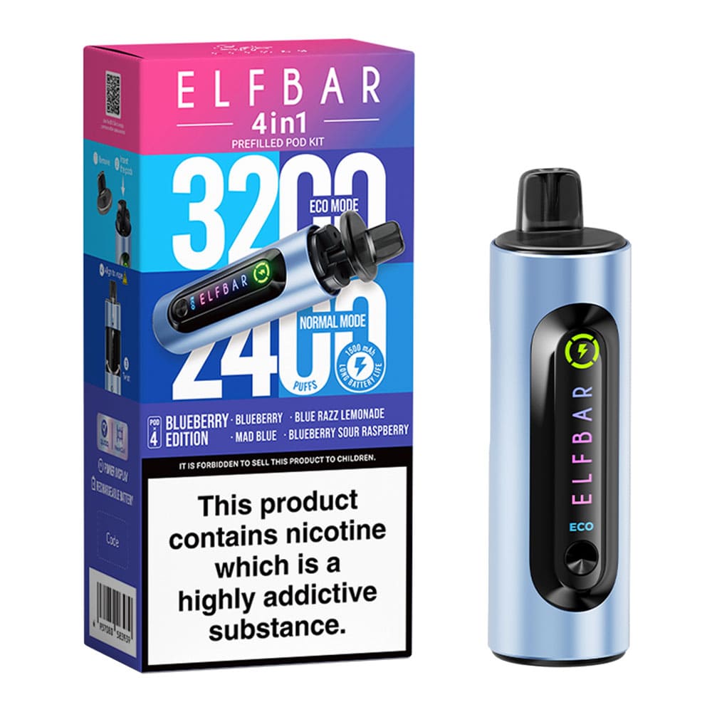 Elf Bar 4in1 Pod Kit | 3 For 30  Royal Flush Vape
