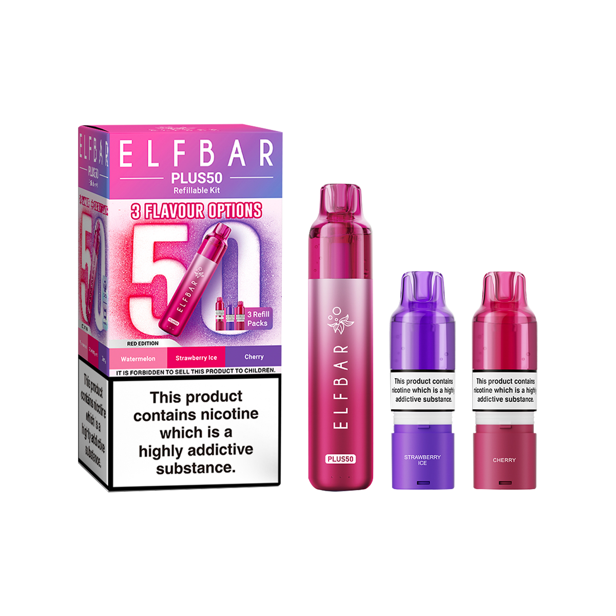 ElfBar Plus 50 Kit | Prefilled Pod Kit | Vape Kit