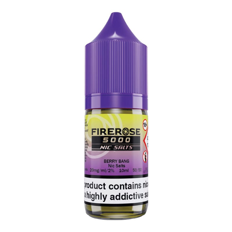 Firerose 5000 Berry Bang Nic Salt E-Liquid by Eluxtech