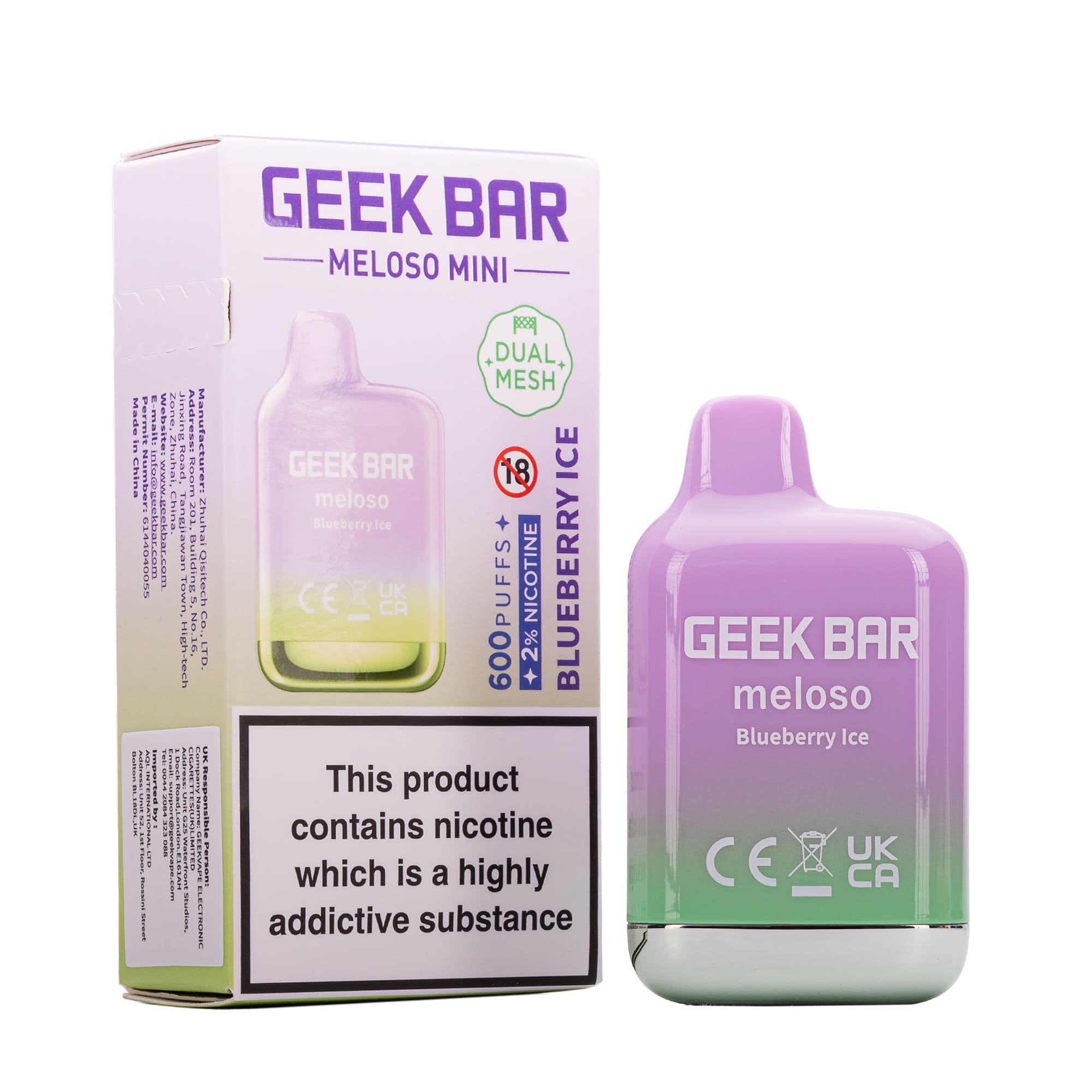 Geekbar Meloso Mini Disposable by Geekvape Royal Flush Vape