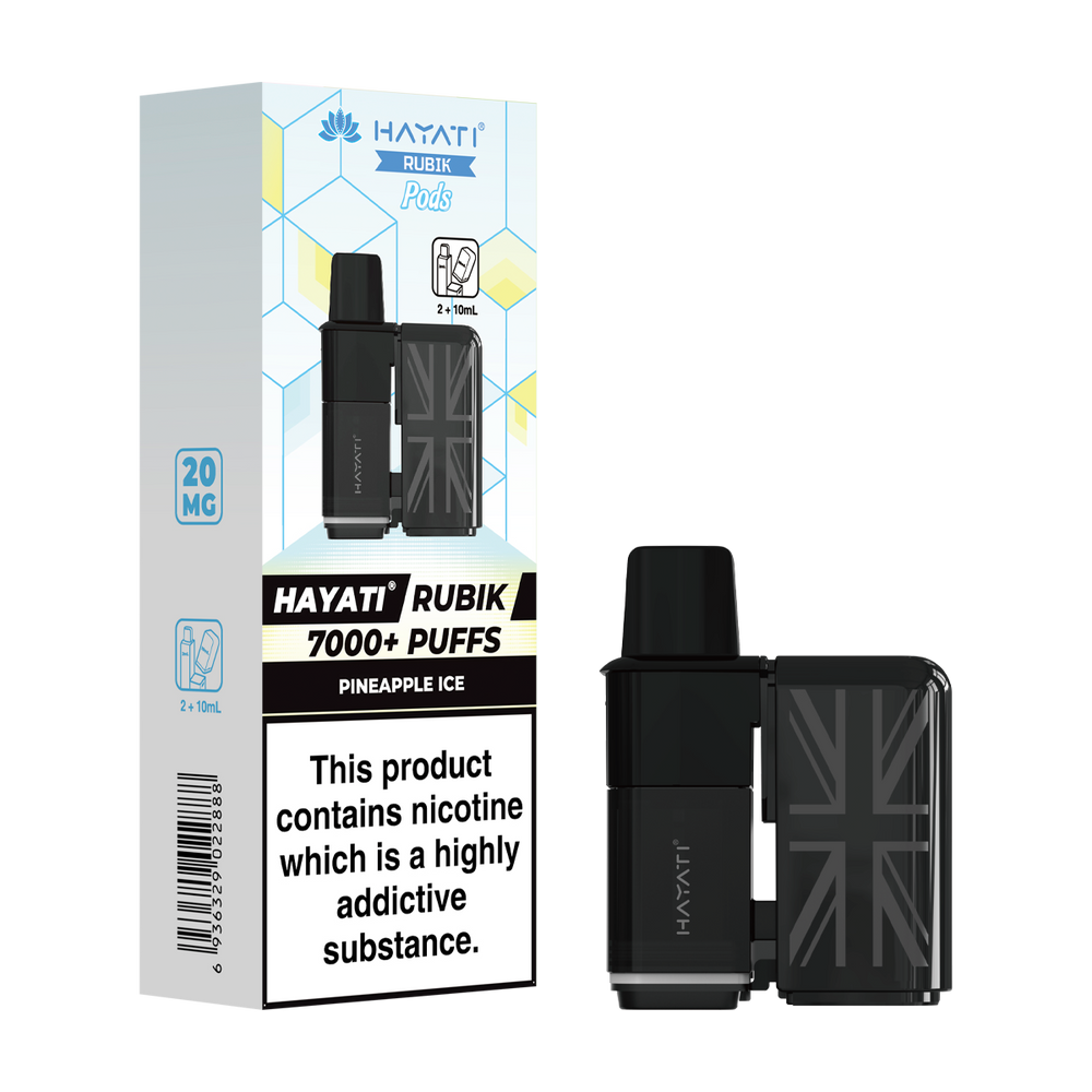 hayati rubik 7000 refill pods pineapple ice