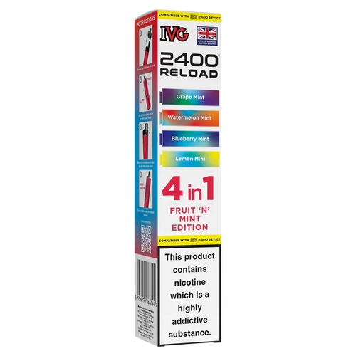 Fruit 'N' Mint Edition IVG 2400 Refill Pods