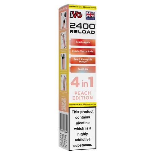 Peach Edition IVG 2400 Refill Pods