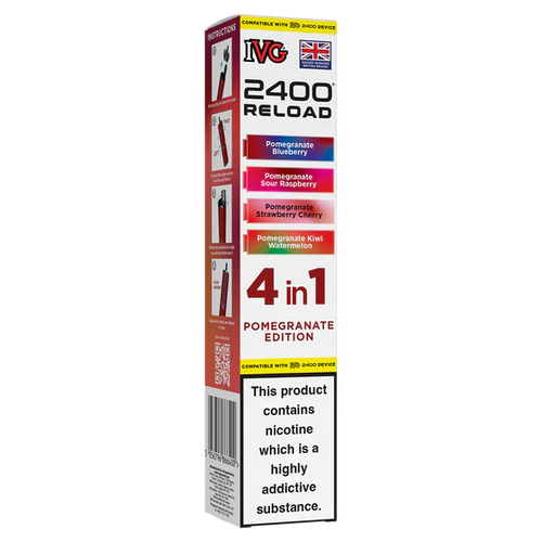 Pomegranate Edition IVG 2400 Refill Pods