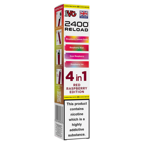 Red Raspberry Edition IVG 2400 Refill Pods