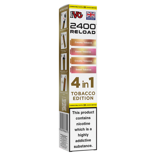 Tobacco Edition IVG 2400 Refill Pods