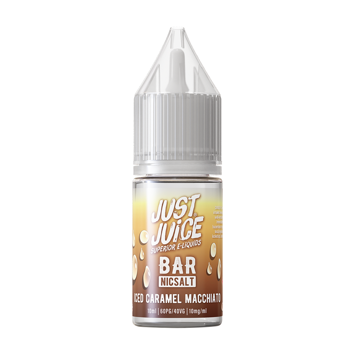 caramel vape juice uk Iced Caramel Macchiato Nic Salt by Just Juice Bar