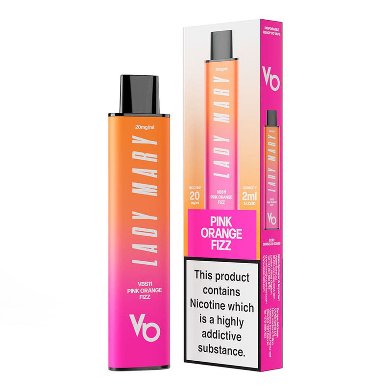 Lady Mary VBS11 Pink Orange Fizz Disposable Vape