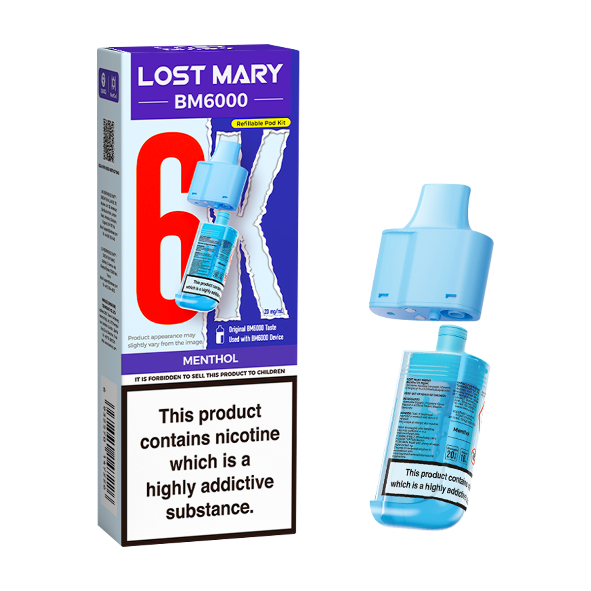 lost mary refillable pods Lost Mary BM6000 Fruit Punch Pod Kit