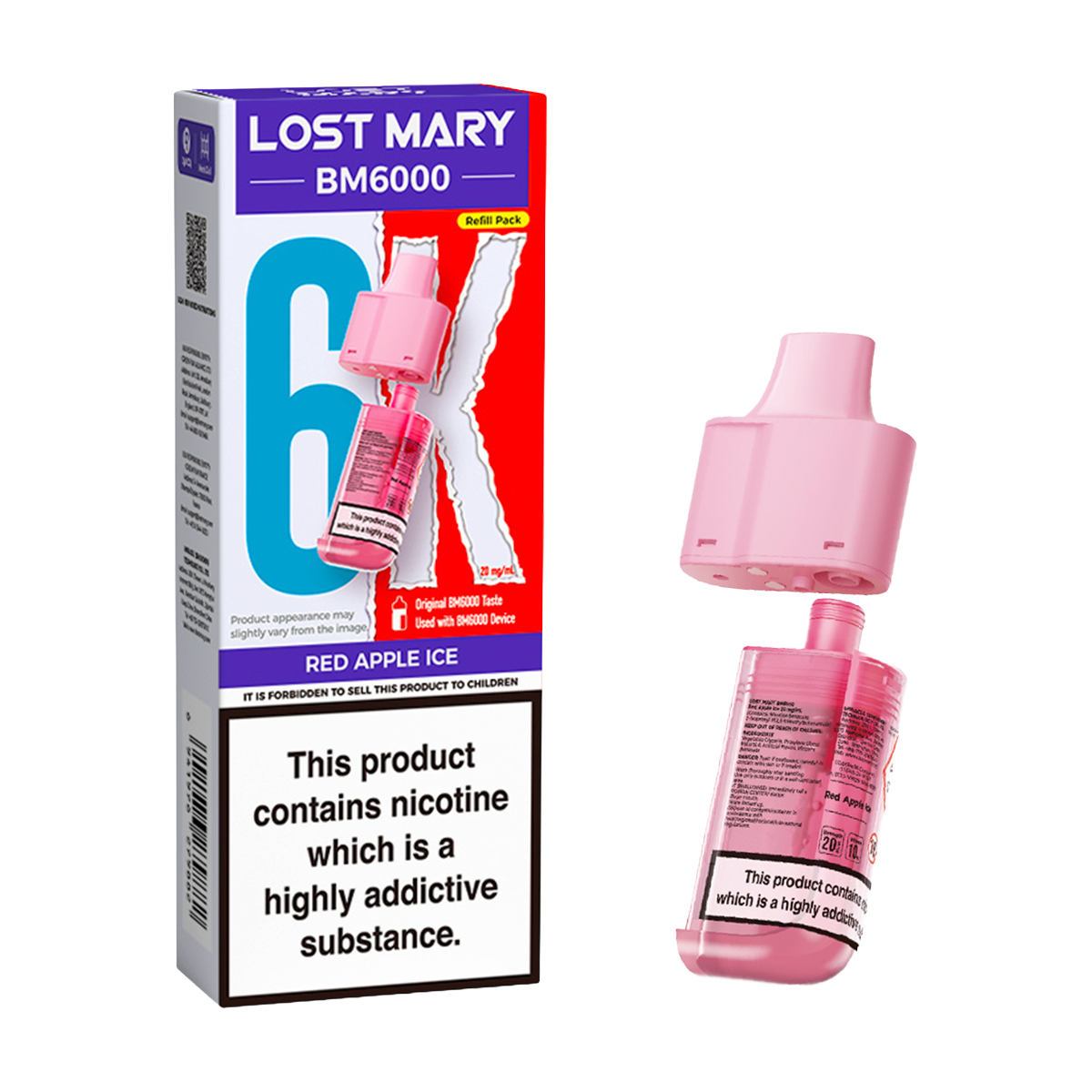 lost mary bm6000 apple Lost Mary BM6000 Double Apple – Vape Direct Store