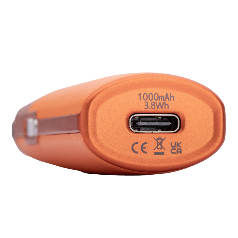 Vaporesso Luxe Q2 Pod Kit Charging Port View in Orange Colour