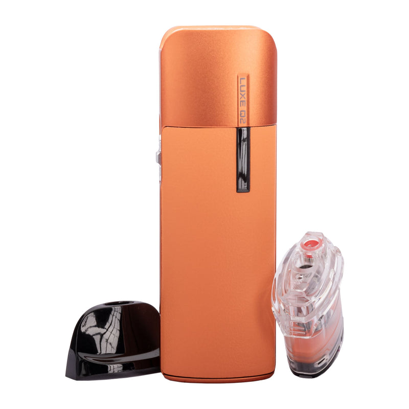 Vaporesso Luxe Q2 Pod Kit Components View in Orange Colour