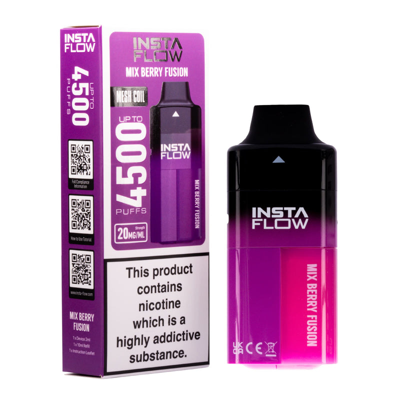 Instaflow 4500 Dispoable Vape Kit - Mix Berry Fusion Flavour