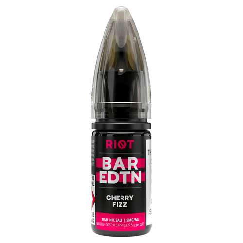 Cherry Fizz Riot Bar EDTN Nic Salt 10ml