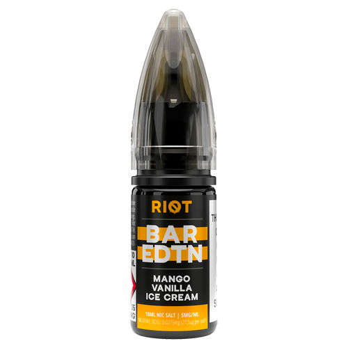 Mango Vanilla Riot Bar EDTN Nic Salt 10ml