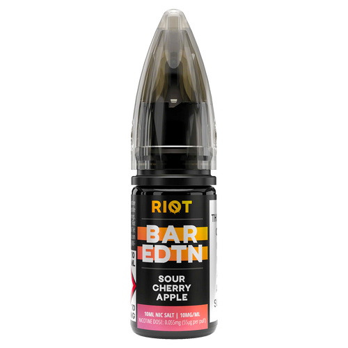 Sour Cherry Apple Riot Bar EDTN Nic Salt 10ml
