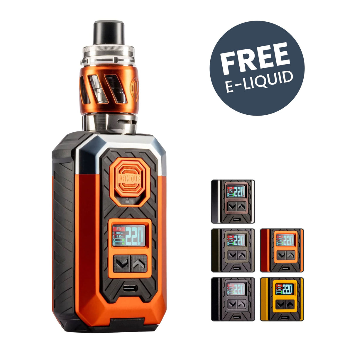 Vaporesso Armour Max Sub Ohm Vape Kit Free E-Liquid – Royal