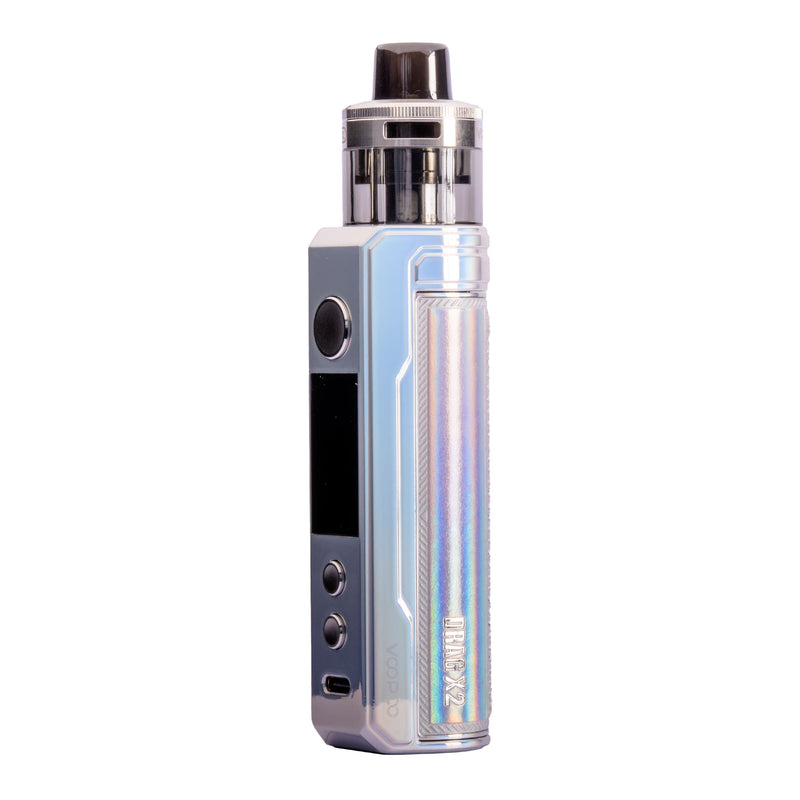 Colourful Silver Voopoo Drag X2 Vape Kit Front Image