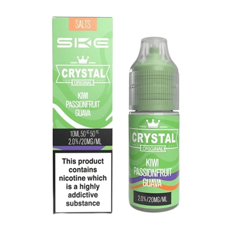Kiwi Passion Fruit Guava Crystal Original Nic Salts by SKE