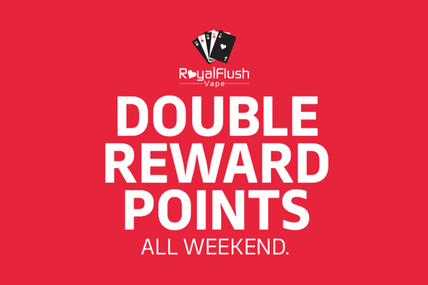 double rewards points all weekend