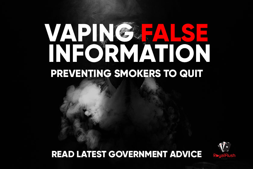 False Information Preventing Smokers to Quit Through Vaping Royal Flush Vape False Information Preventing Smokers to Quit Through Vaping Royal Flush Vape