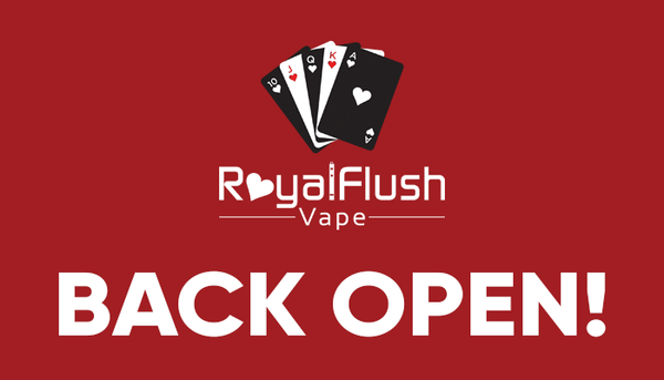 Royal Flush Vape Back Open