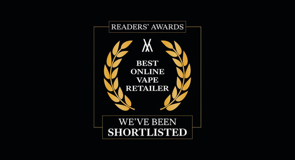 Vapouround Best Online Vape Retailer Award Shortlisted Banner