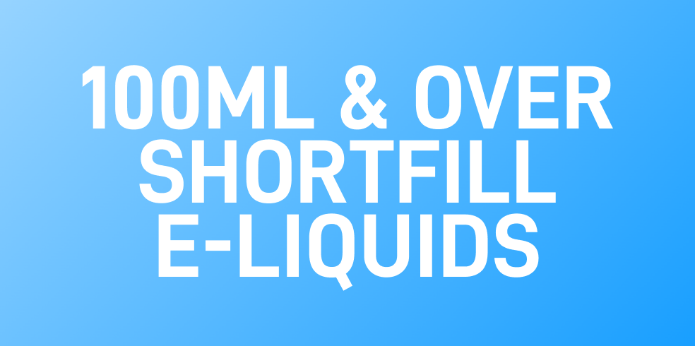 100ml & Over Shortfill E-Liquids
