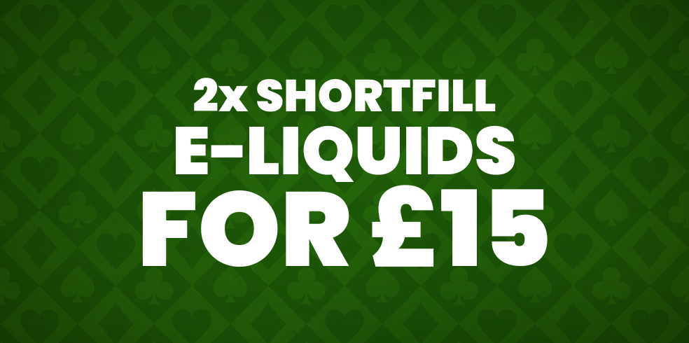 2 Shortfill E-Liquids for £15