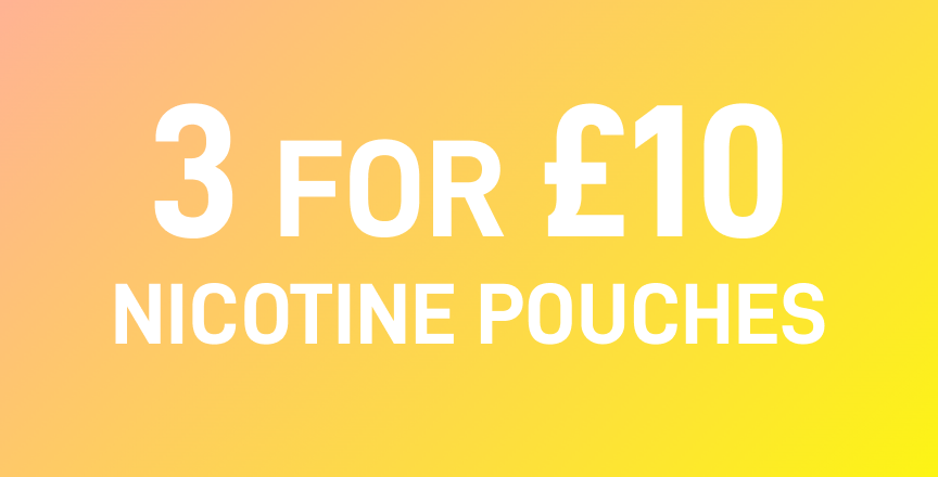 3 for £10 Nicotine Pouches