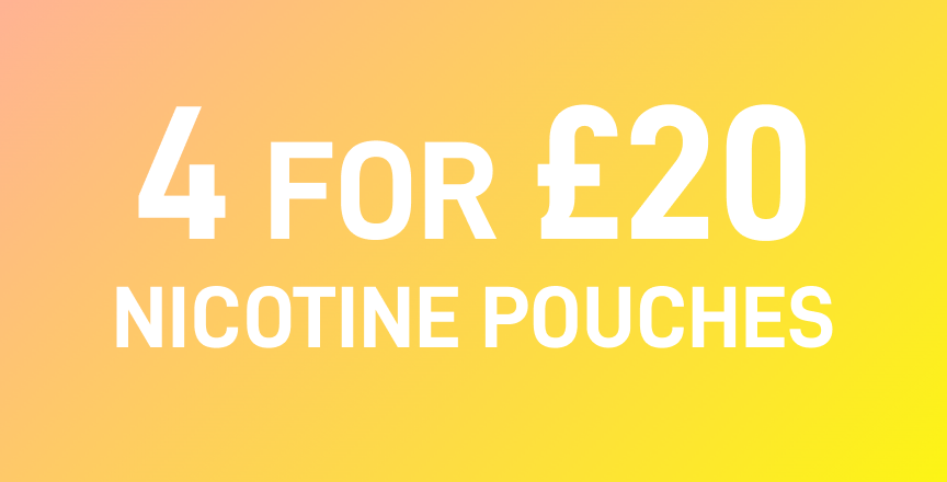 4 for £20 Nic Pouches