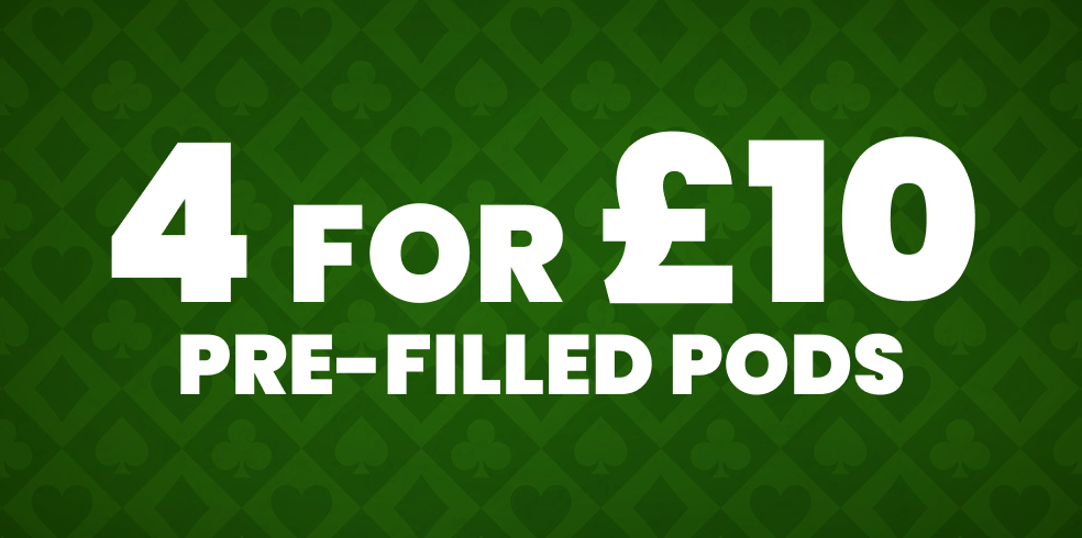 4 Pods for £10