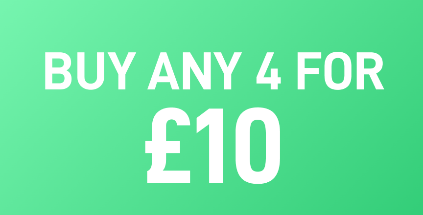 Buy any 4 for £10