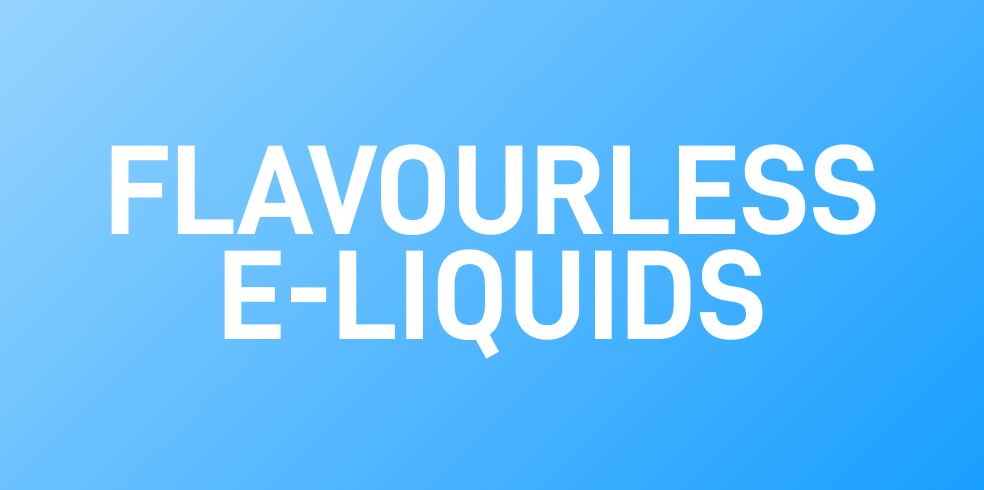 Flavourless E-Liquids