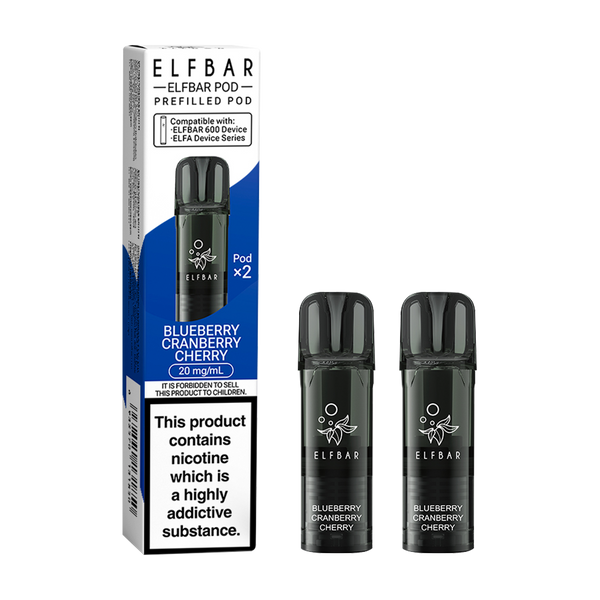 Blueberry Cranberry Cherry Elfbar 600 Pods