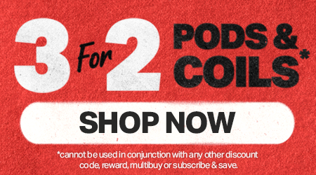 3 for 2 on pods & coils