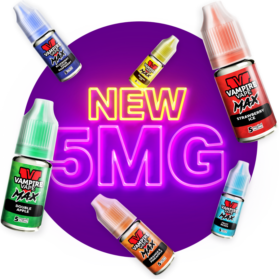 Vampire Vape Max Now in 5mg
