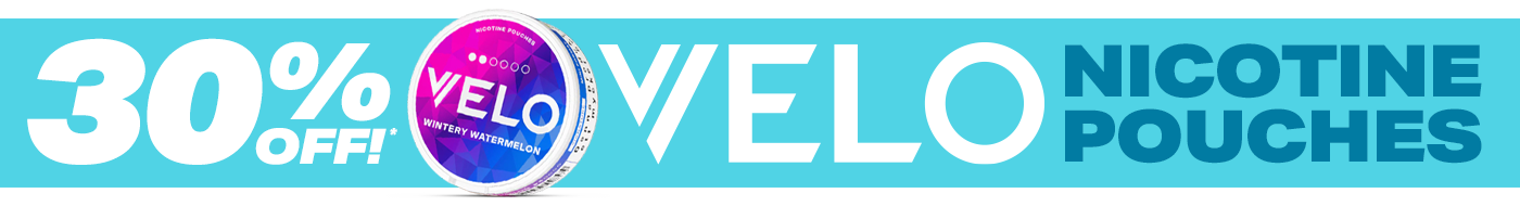 save 30% on velo pouches