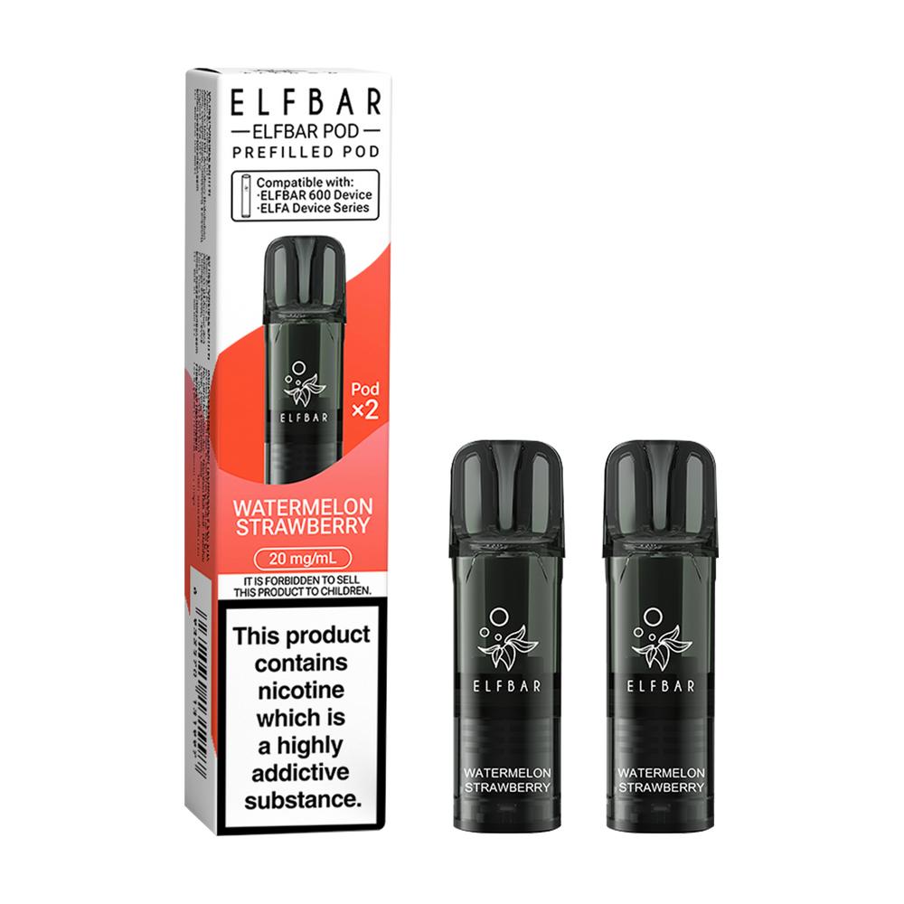 Watermelon Strawberry Elfbar 600 Pods