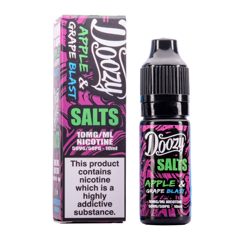 Apple and Grape Blast Nic Salt E-Liquid by Doozy Vape