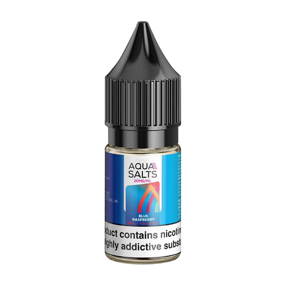 Blue Raspberry Nic Salt by Aqua Salts 10ml