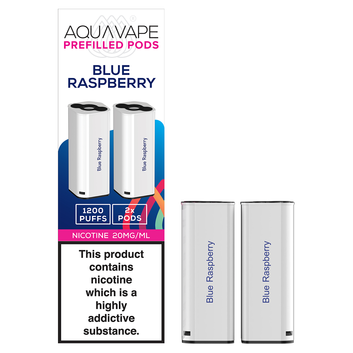 Blue Raspberry Aquavape 2in1 Pods - Prefilled Pods – Royal Flush Vape