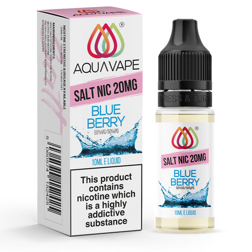 Blueberry Nic Salt by Aquavape 10ml 20mg