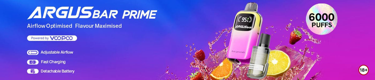 Voopoo Argus Bar Prime Desktop Banner.