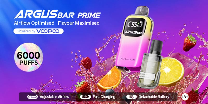 Voopoo Argus Bar Prime Mobile Banner.