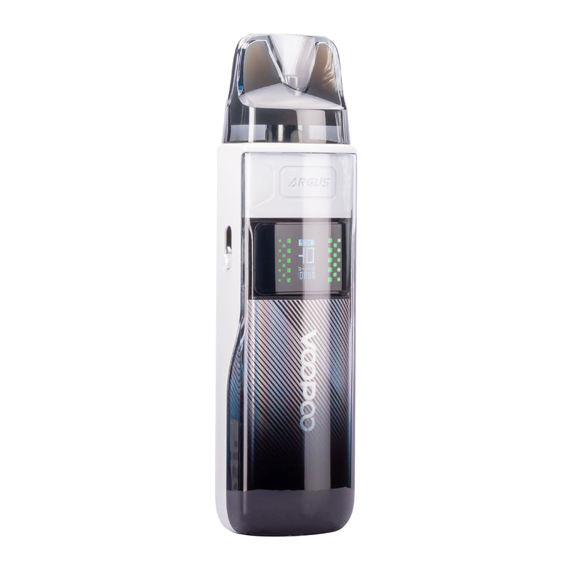 Pearl White coloured Voopoo Argus E40 vape kit.