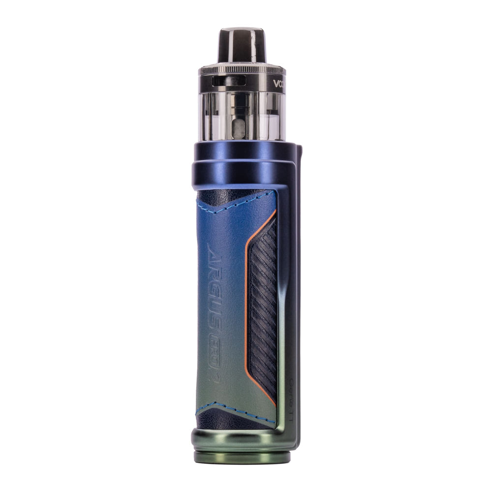 Back image of lake blue Argus Pro 2 vape kit.