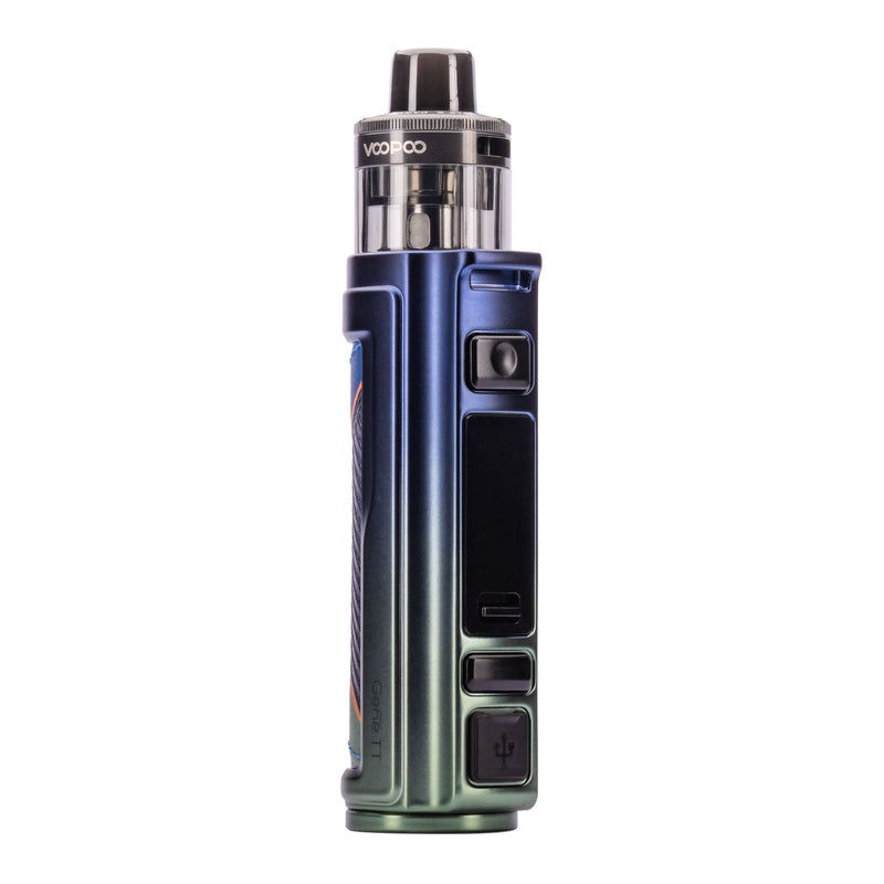 Front side image of lake blue Argus Pro 2 vape kit.